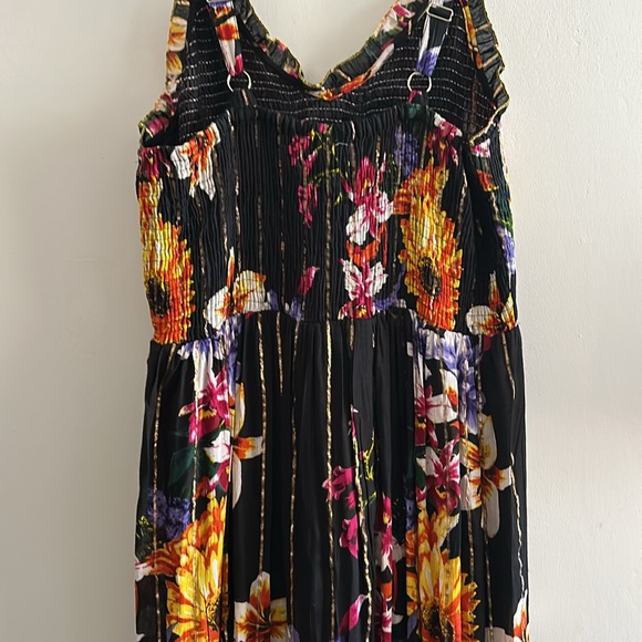 Me 2 Magic, Woman Size XL Black Multicolor Maxi Dress - Picture 7 of 10